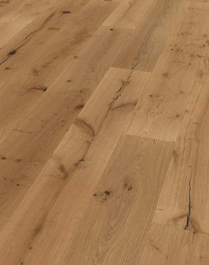 Vintage 260 Eiche Superrustic XL, natur öl gebürstet, gefast, LHD 1-Stab, 4-V Fase